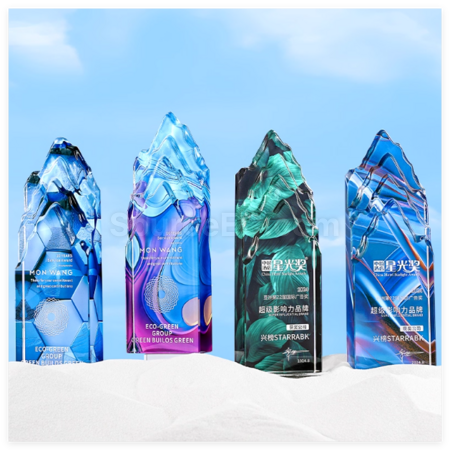 Crystal trophy