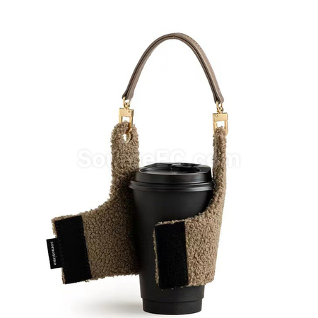 Customization Fuzzy Cup Holder Corporate Gifts