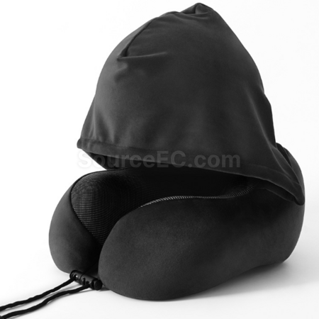 Customization Hooded neck-protecting U-shaped pillow Corporate Gifts