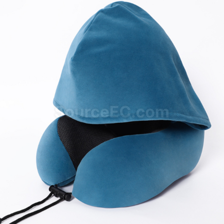 Customization Hooded neck-protecting U-shaped pillow Corporate Gifts