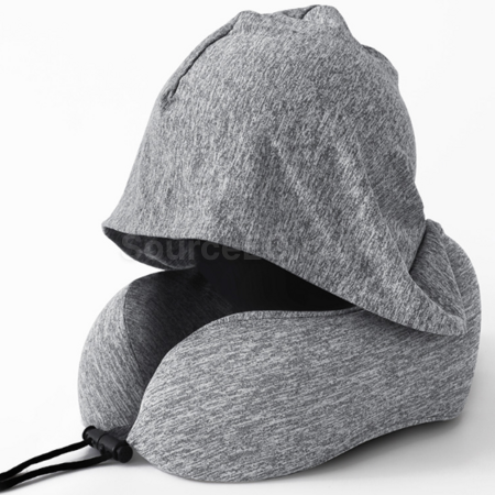 Customization Hooded neck-protecting U-shaped pillow Corporate Gifts