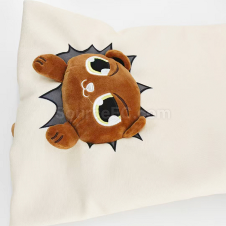 Customization 3D Plush Doll Patchwork Bag Corporate Gifts