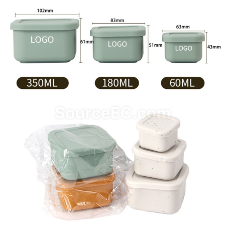 Customization Microwaveable silicone lunch box Corporate Gifts