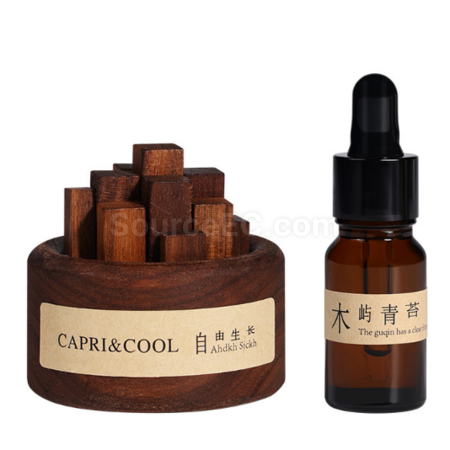 Customization Aromatherapy Diffuser Wood, Flameless Aromatherapy Essential Oil, Fragrance Gift Corporate Gifts