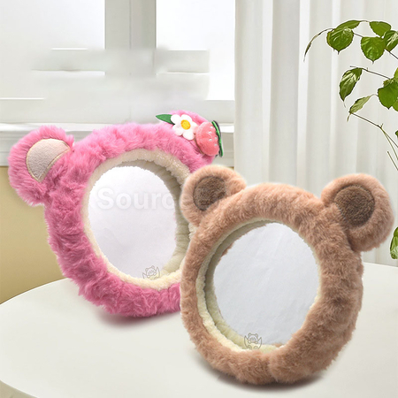 Customization Plush desktop makeup mirror Corporate Gifts