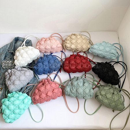 Customization Argyle Drawstring Cloud Bag Corporate Gifts