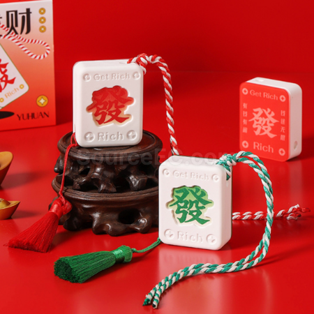 Customization Mahjong Aromatherapy Scented Hanging Gift Box Corporate Gifts