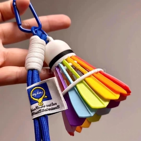 Customization Badminton pendant keychain Corporate Gifts
