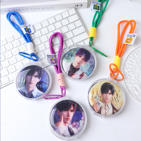 Customization Transparent acrylic badge itabag pendant storage box Corporate Gifts