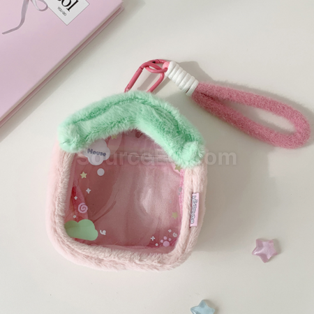 Customization Plush small house transparent doll bag storage bag Corporate Gifts