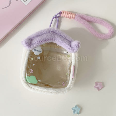 Customization Plush small house transparent doll bag storage bag Corporate Gifts