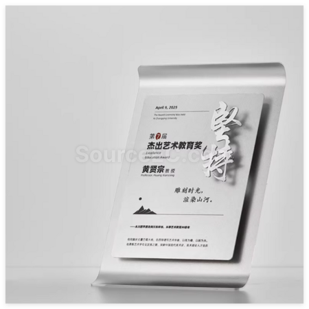 Customization Creative 3D Logo Customization Plaque Corporate Gifts