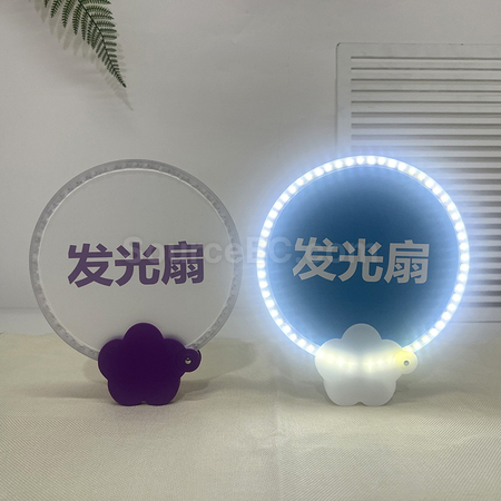 Customization Luminous foldable advertising fan Corporate Gifts