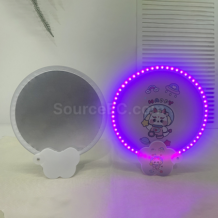 Customization Luminous foldable advertising fan Corporate Gifts