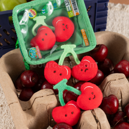 Customization Fruit and vegetable platter plush pendant Corporate Gifts