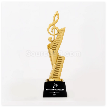 Customization Metal Music Trophy Corporate Gifts
