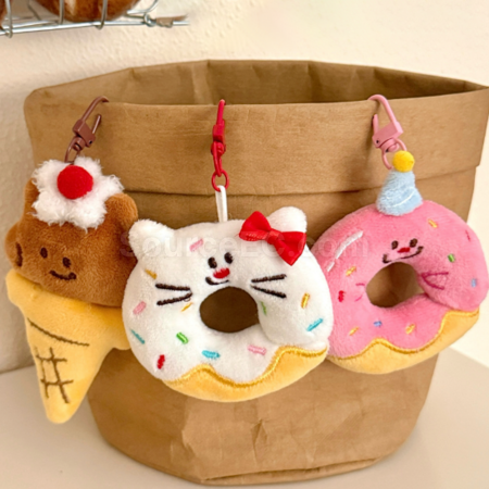 Customization Cartoon dessert doll keychain pendant Corporate Gifts