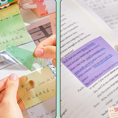 Customization Pull-out transparent sticky note Memo paper Corporate Gifts