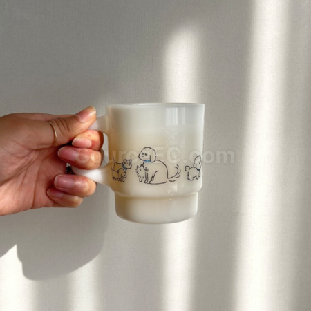 Customization Creative glass coffee cup Corporate Gifts