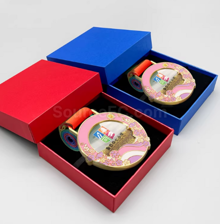 Customization Quicksand Metal Medal Corporate Gifts