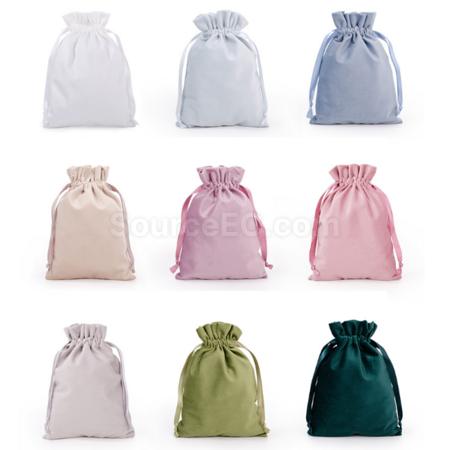 Customization Flannel drawstring bag Corporate Gifts