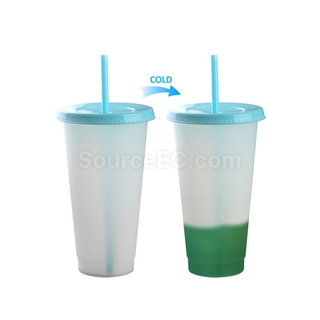 Temperature-sensitive color-changing sippy cup