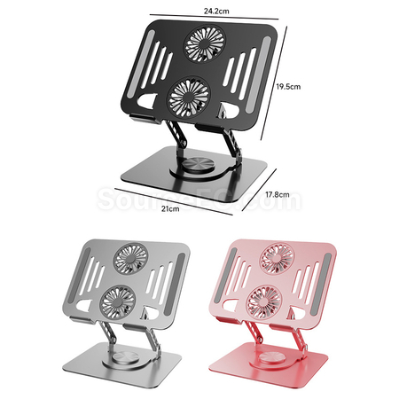 Customization Laptop Cooling Stand With Fan Corporate Gifts