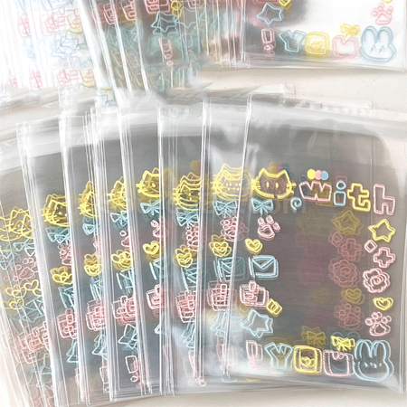 Customization Graffiti Self-Adhesive Bag Corporate Gifts