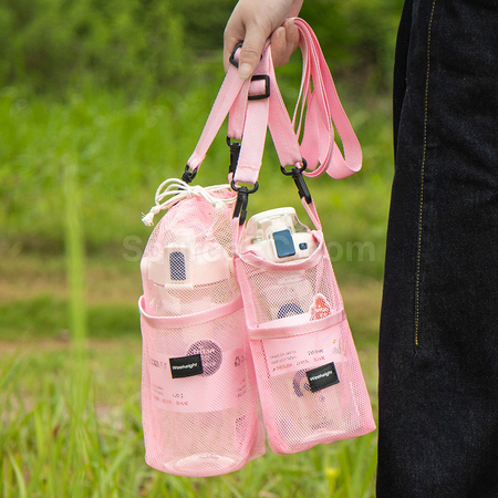 Customization Mesh crossbody cup sleeve Corporate Gifts