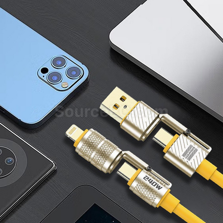 Customization Fast Charging Four-In-One Data Cable Corporate Gifts