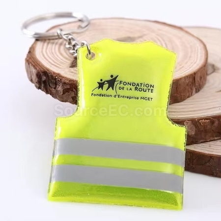 Customization Reflective PVC keychain pendant Corporate Gifts