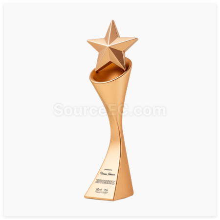 Customization Metal Star Trophy Corporate Gifts