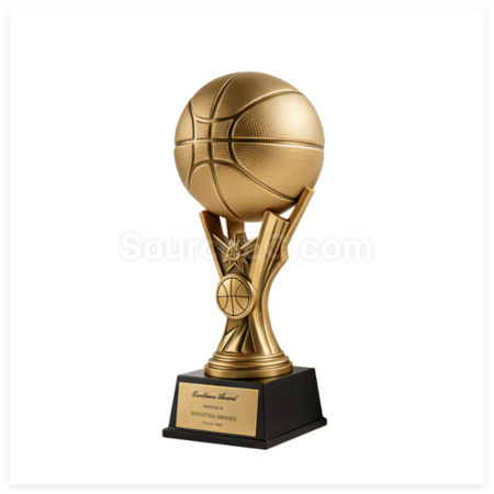 Customization Metal Basketball Trophy Corporate Gifts
