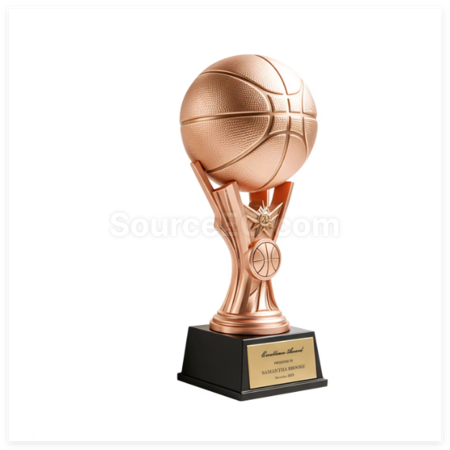 Customization Metal Basketball Trophy Corporate Gifts