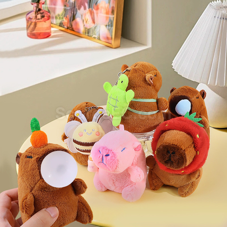 Customization Capybara plush doll keychain Corporate Gifts