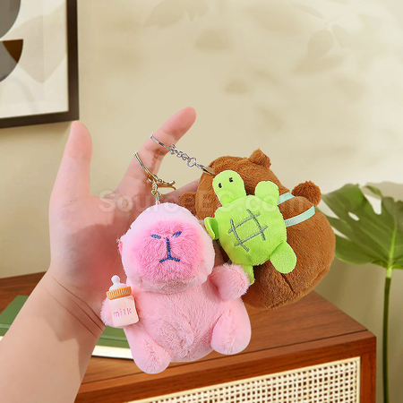 Customization Capybara plush doll keychain Corporate Gifts