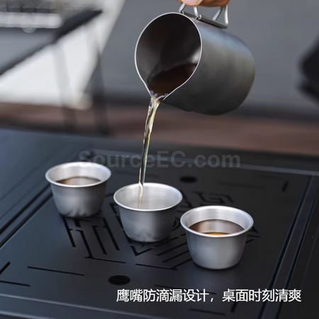Customization Outdoor 304 Stainless Steel Tea Set for Travel Corporate Gifts