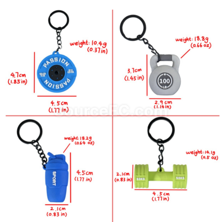 Customization Sports Series Keychain Corporate Gifts