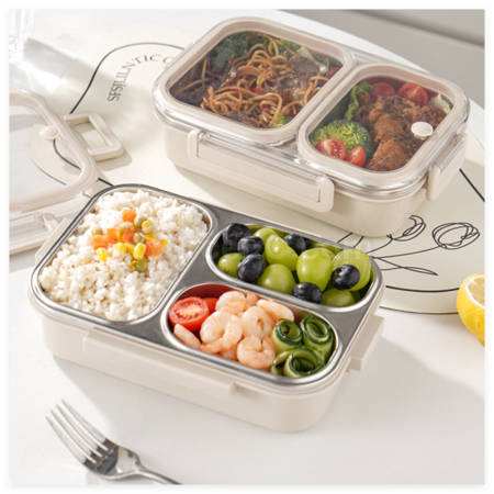 Customization 304 Stainless Steel Compartmentalized Lunch Box Corporate Gifts