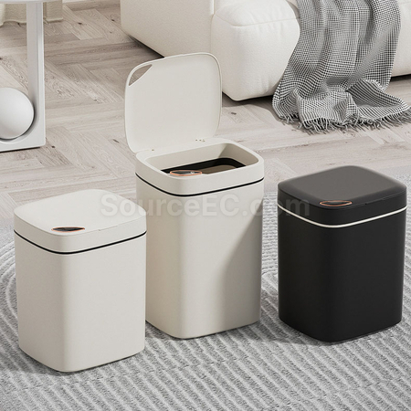 Automatic induction smart trash bin