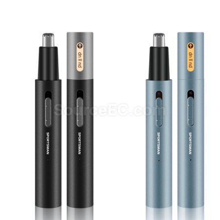 Metal aluminum tube electric nose hair trimmer