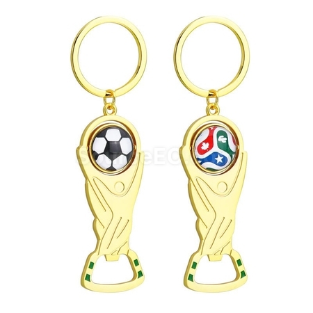 US, Canada And Mexico World Cup Football Bottle Opener Key Chain Pendant