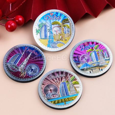 Customization Customized aluminum foil scenic refrigerator magnets Corporate Gifts