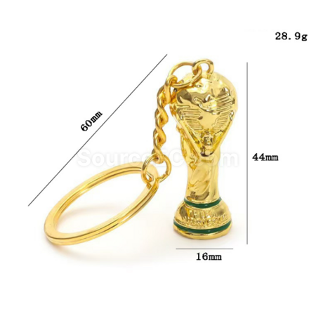 Customization World Cup keychain Corporate Gifts