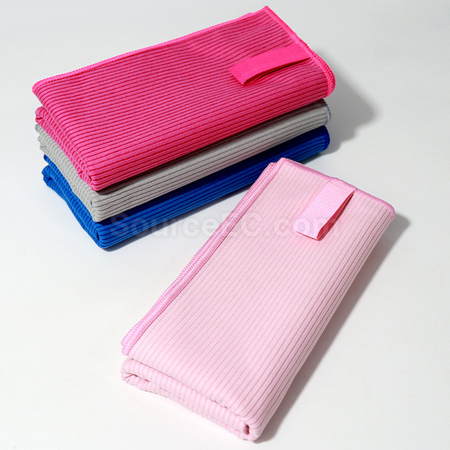 Customization Lightweight And Thin Striped Quick-Drying Sports Towel Corporate Gifts