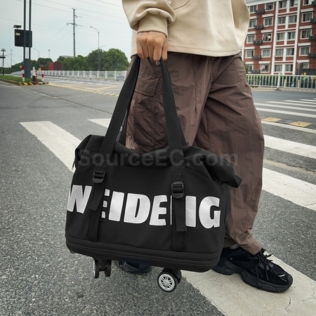 Customization Expandable wheeled travel bag with retractable handle Corporate Gifts
