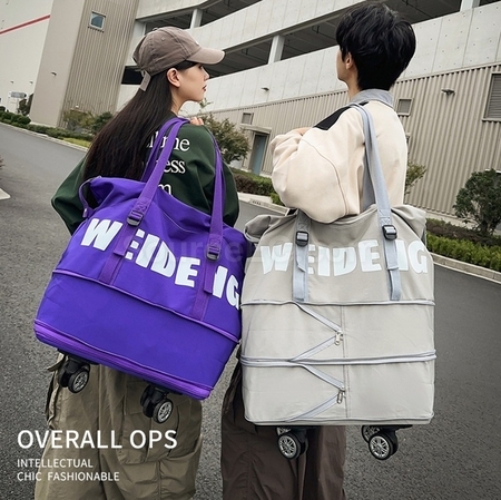 Customization Expandable wheeled travel bag with retractable handle Corporate Gifts