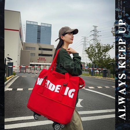 Customization Expandable wheeled travel bag with retractable handle Corporate Gifts