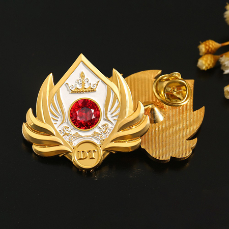 Customization Diamond-Encrusted Metal Badge Corporate Gifts