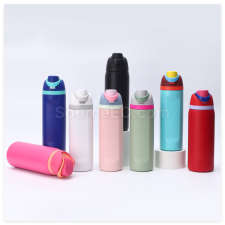 Customization Color-Blocked Double-Walled Thermos Corporate Gifts